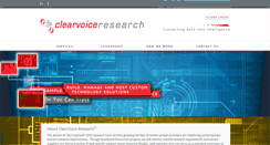 Desktop Screenshot of clearvoiceresearch.com